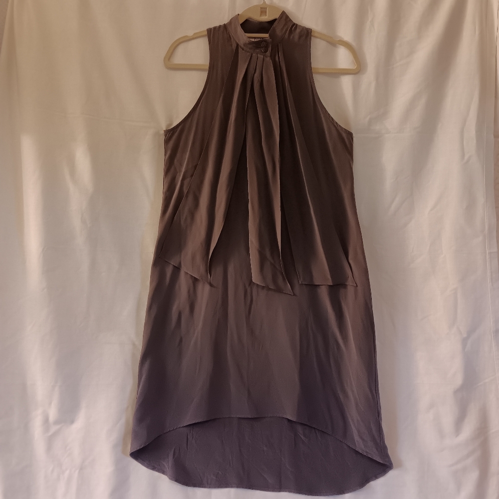 Tucker 100% silk dress.